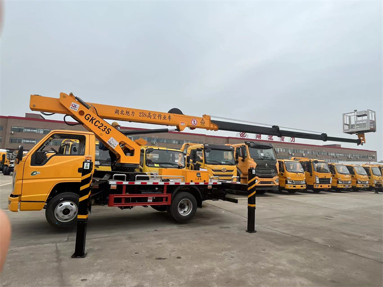 江铃蓝牌23米高空作业车 市政工程维修的高效之选，旭力专汽助您售后无忧